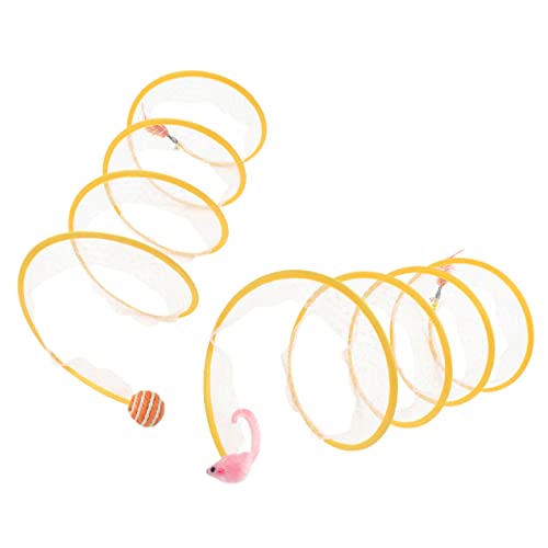 Toyvian 2 Stück Faltbarer Katzentunnel Spielzeugset Teilig Interaktives Katzenspielzeug für Drinnen Fördert die Einsamkeit und Sorgt für Bewegung und Spaß für Katzen und Kätzchen Toyvian 2 Stück Faltbarer Katzentunnel Spielzeugset Teilig Interaktives Katzenspielzeug für Drinnen Fördert die Einsamkeit und Sorgt für Bewegung und Spaß für Katzen und Kätzchen von Toyvian