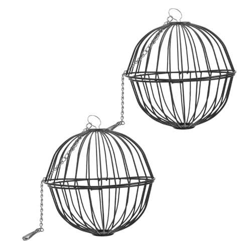 Toyvian 2 Stück Hängender Futterball für Kleintiere Meerschweinchen Chinchillas und Futterspender aus Heu für Käfig Toyvian 2 Stück Hängender Futterball für Kleintiere Meerschweinchen Chinchillas und Futterspender aus Heu für Käfig von Toyvian