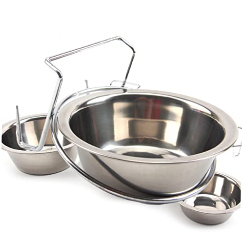 Toyvian 2 Stück Hängender Futternapf Hund Erzogen Schüsseln Haustier Drinnen Trinken Katzennapf Erhöht Klein Groß Wasserschale Im Freien Welpe Hängende Futternäpfe Silver Toyvian 2 Stück Hängender Futternapf Hund Erzogen Schüsseln Haustier Drinnen Trinken Katzennapf Erhöht Klein Groß Wasserschale Im Freien Welpe Hängende Futternäpfe Silver von Toyvian