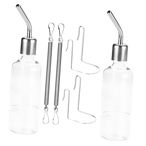 Toyvian 2 Stück Hamster Trinkflasche aus Edelstahl mit Aufhängung Auslaufsicherer Wasserspender für Meerschweinchen Kaninchen und Kleintiere Tropffreier Trinkbrunnen mit Kugelventil Toyvian 2 Stück Hamster Trinkflasche aus Edelstahl mit Aufhängung Auslaufsicherer Wasserspender für Meerschweinchen Kaninchen und Kleintiere Tropffreier Trinkbrunnen mit Kugelventil von Toyvian