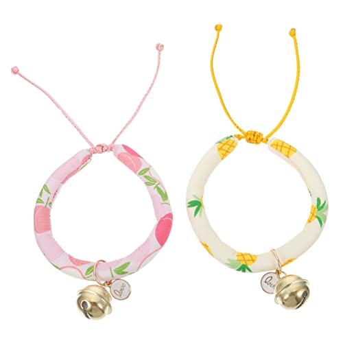 Toyvian 2 Stück Haustier Krawatte Sicherheitshalsband Für Katzen Kaninchenhalsband Mit Glocke Einstellbar Kragen Empfindlich Für Das Training Zubehör Für Kaninchen Stoff Toyvian 2 Stück Haustier Krawatte Sicherheitshalsband Für Katzen Kaninchenhalsband Mit Glocke Einstellbar Kragen Empfindlich Für Das Training Zubehör Für Kaninchen Stoff von Toyvian