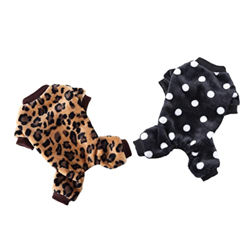 Toyvian 2 Stück Haustier-Pyjama Hundeparty kleiden Hunde-Pyjama Hundekostüme Hundepullover Haustier kleiden Hund Winterpyjama Warmer hundepyjama Kätzchen-Pyjama Polyester Toyvian 2 Stück Haustier-Pyjama Hundeparty kleiden Hunde-Pyjama Hundekostüme Hundepullover Haustier kleiden Hund Winterpyjama Warmer hundepyjama Kätzchen-Pyjama Polyester von Toyvian