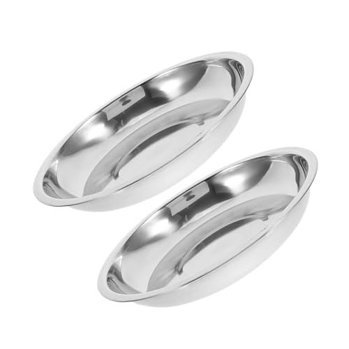 Toyvian 2 Stück Haustiernapf Aus Edelstahl Katzennäpfe Langsamer Wassernapf Für Hunde Hundenapf Für Kleine Rassen Flacher Katzenfutternapf Kleine Hundeblächen Silver Rostfreier Stahl Toyvian 2 Stück Haustiernapf Aus Edelstahl Katzennäpfe Langsamer Wassernapf Für Hunde Hundenapf Für Kleine Rassen Flacher Katzenfutternapf Kleine Hundeblächen Silver Rostfreier Stahl von Toyvian
