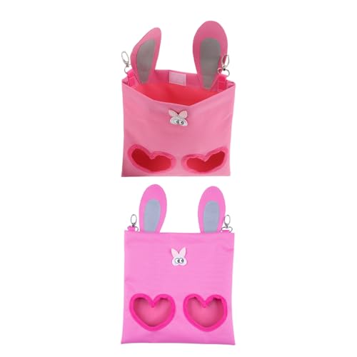 Toyvian 2 Stück Heu-Futterbeutel für Hasen: Niedlicher Heuspenderhalter zum Aufhängen für Kleintiere, für Kaninchen, Chinchillas, Meerschweinchen, Hamster, kleine Haustiere Toyvian 2 Stück Heu-Futterbeutel für Hasen: Niedlicher Heuspenderhalter zum Aufhängen für Kleintiere, für Kaninchen, Chinchillas, Meerschweinchen, Hamster, kleine Haustiere von Toyvian