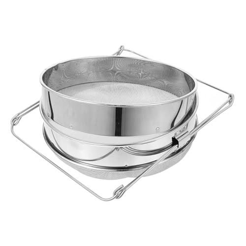 Toyvian 2stücke Honigsiebfilter Aus Edelstahl Feinmaschiges Sieb Langlebiger Honigfilter Für Imkereiausrüstung Metallhonigsieb Zum Filtern Von Unerwünschten Stoffen Toyvian 2stücke Honigsiebfilter Aus Edelstahl Feinmaschiges Sieb Langlebiger Honigfilter Für Imkereiausrüstung Metallhonigsieb Zum Filtern Von Unerwünschten Stoffen von Toyvian
