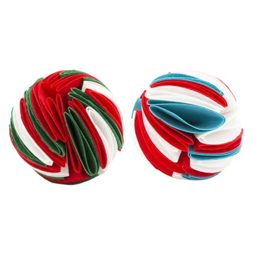 Toyvian 2 Stück Hundeschnüffelball Abriebfestem Material Beißfestes Intelligenzspielzeug für Welpen und Große Hunde zur Beschäftigung und Stressreduktion Leicht zu Reinigen Farbenfrohes Toyvian 2 Stück Hundeschnüffelball Abriebfestem Material Beißfestes Intelligenzspielzeug für Welpen und Große Hunde zur Beschäftigung und Stressreduktion Leicht zu Reinigen Farbenfrohes von Toyvian