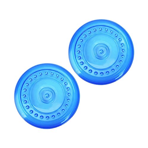 Toyvian 2 Stück Hundespielzeug Flying Disc Mittelgroß Interaktives Beiß und Apportierspielzeug für Welpen und Große Hunde Leichtes Robustes Wurfspielzeug Blau Toyvian 2 Stück Hundespielzeug Flying Disc Mittelgroß Interaktives Beiß und Apportierspielzeug für Welpen und Große Hunde Leichtes Robustes Wurfspielzeug Blau von Toyvian