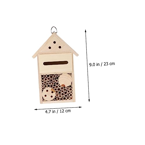 Toyvian 2 Stück Insektenhaus aus Holz Hängendes Bienenhotel für Schmetterlinge und Dekoratives Observationshaus für Garten Toyvian 2 Stück Insektenhaus aus Holz Hängendes Bienenhotel für Schmetterlinge und Dekoratives Observationshaus für Garten von Toyvian