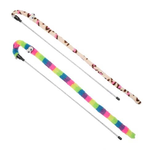 Toyvian 2 Stück Interaktive Katzenspielzeuge Katzenangeln mit Glocke für Drinnen Stimuliert Sorgt für Spaß Beim mit Ihrem Haustier Toyvian 2 Stück Interaktive Katzenspielzeuge Katzenangeln mit Glocke für Drinnen Stimuliert Sorgt für Spaß Beim mit Ihrem Haustier von Toyvian
