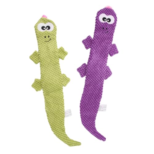 Toyvian 2 Stück Interaktives Echsenform Quietschendes Kauspielzeug für Welpen Verschleißfest für Kleine und Mittelgroße Fördert Zahnpflege und Spielspaß Toyvian 2 Stück Interaktives Echsenform Quietschendes Kauspielzeug für Welpen Verschleißfest für Kleine und Mittelgroße Fördert Zahnpflege und Spielspaß von Toyvian