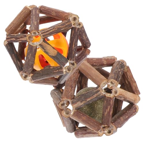 Toyvian 2 Stück Katzen Molar Interaktive Katzenbälle aus Handgewebtem Material Zähneputzen und Stressabbau für Drinnen Großen Katzenminze Ball Toyvian 2 Stück Katzen Molar Interaktive Katzenbälle aus Handgewebtem Material Zähneputzen und Stressabbau für Drinnen Großen Katzenminze Ball von Toyvian