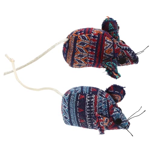 Toyvian 2 Stück Katzen Plüsch Interaktives Katzenspielzeug für Kitten Soft Stuffed Mouse für Unterhaltsame Spielstunden mit Katzen Toyvian 2 Stück Katzen Plüsch Interaktives Katzenspielzeug für Kitten Soft Stuffed Mouse für Unterhaltsame Spielstunden mit Katzen von Toyvian