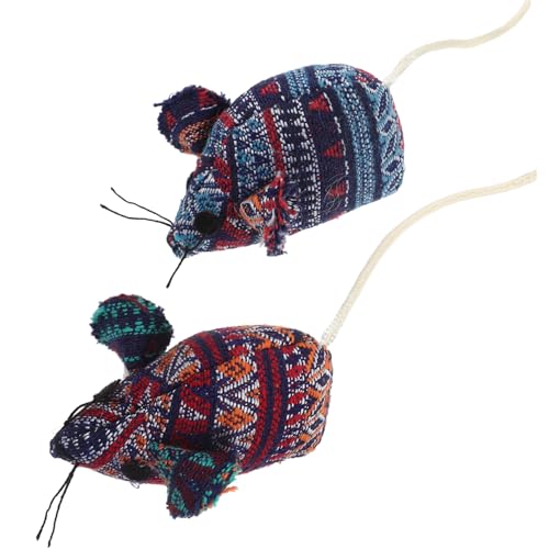 Toyvian 2 Stück Katzen Spielzeuge Weiche Plüsch Spielzeuge für Katzen Interaktive Spielmäuse für Drinnen Fördert Jagdinstinkte und Körperliche Aktivität Toyvian 2 Stück Katzen Spielzeuge Weiche Plüsch Spielzeuge für Katzen Interaktive Spielmäuse für Drinnen Fördert Jagdinstinkte und Körperliche Aktivität von Toyvian