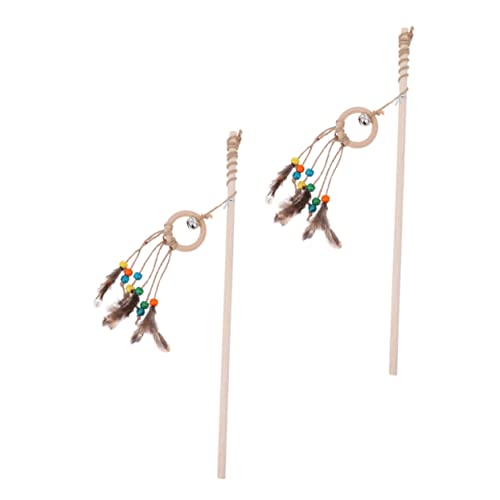Toyvian 2 Stück Katzenangel Katzenspielzeug Für Hauskatzen Kätzchen Interaktive Stimulation Katzenspielzeug Für Den Innenbereich Quaste Leckerli Für Hauskatzen Zufällige Farbe Toyvian 2 Stück Katzenangel Katzenspielzeug Für Hauskatzen Kätzchen Interaktive Stimulation Katzenspielzeug Für Den Innenbereich Quaste Leckerli Für Hauskatzen Zufällige Farbe von Toyvian