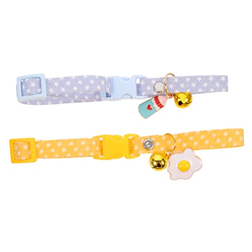 Toyvian 2 Stück Katzenhalsband Anhänger Hals Katzenhalsbänder Breakaway Kätzchen Verstellbares Haustierhalsband Katze Rote Katzenglocke Süßes Kleines Katzenhalsband Toyvian 2 Stück Katzenhalsband Anhänger Hals Katzenhalsbänder Breakaway Kätzchen Verstellbares Haustierhalsband Katze Rote Katzenglocke Süßes Kleines Katzenhalsband von Toyvian