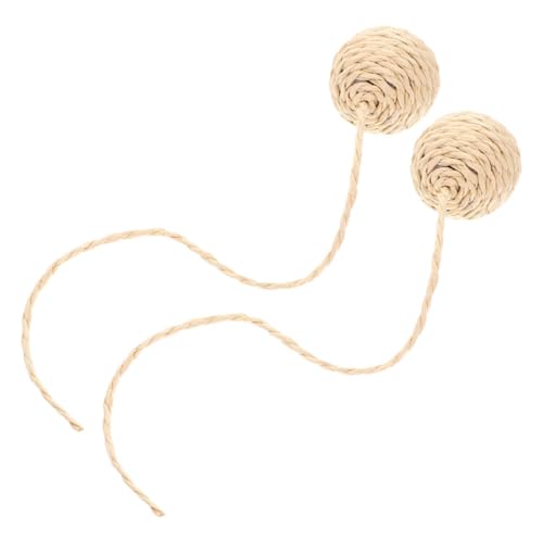 Toyvian 2 Stück Katzenklettergerüst Ersatzball Katzenspielzeug Für Hauskatzen Katzenkratzball Kätzchenspielzeug Katzenspielzeug Sisal Katzenkratzbaum Katzenbälle Für Hauskatzen von Toyvian