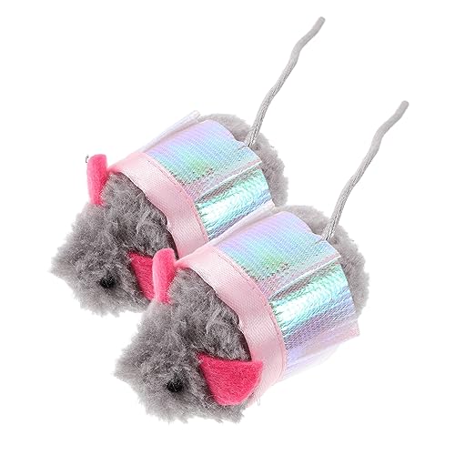 Toyvian 2 Stück Katzenminze Kätzchenspielzeug Interaktives Katzenmäuse drinnen für katzenspielzeug Haustiere Katzen-Mäuse- Plüsch Toyvian 2 Stück Katzenminze Kätzchenspielzeug Interaktives Katzenmäuse drinnen für katzenspielzeug Haustiere Katzen-Mäuse- Plüsch von Toyvian
