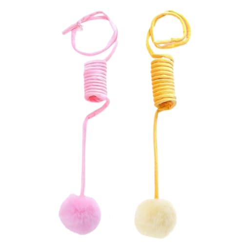 Toyvian 2 Stück Katzenspielzeug Kätzchen Drinnen Für Haustiere Kätzchen Frühlingsspielzeug Federnd Ball Innenkatzen Interaktiv Für Katzenbälle Plüsch Toyvian 2 Stück Katzenspielzeug Kätzchen Drinnen Für Haustiere Kätzchen Frühlingsspielzeug Federnd Ball Innenkatzen Interaktiv Für Katzenbälle Plüsch von Toyvian