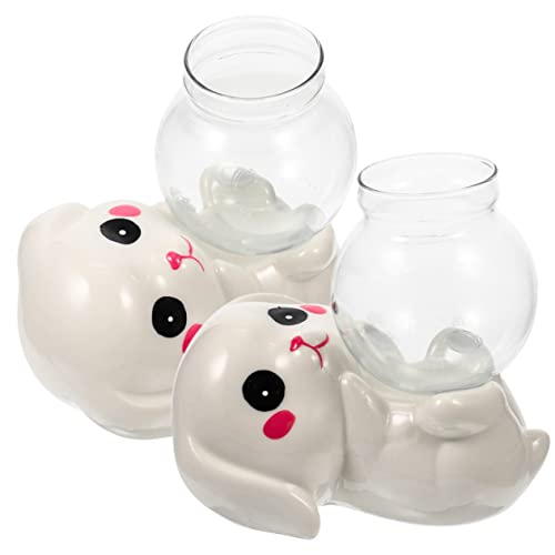 Toyvian 2 Stück Keramik Kaninchenvase Schreibtisch Terrarium Kreative Hydrokultur Vase Hydrokultur Terrarium Behälter Kleines Terrarium Hydrokultur Pflanzgefäß Vase Desktop Toyvian 2 Stück Keramik Kaninchenvase Schreibtisch Terrarium Kreative Hydrokultur Vase Hydrokultur Terrarium Behälter Kleines Terrarium Hydrokultur Pflanzgefäß Vase Desktop von Toyvian