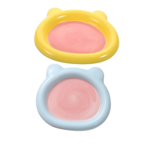 Toyvian 2 Stück Keramik Napf für Katzen und Kleine Hunde rutschfest Barthaarausfall Design Leicht zu Reinigen Robust für Nassfutter und Wasser für Innenbereich Geeignet Toyvian 2 Stück Keramik Napf für Katzen und Kleine Hunde rutschfest Barthaarausfall Design Leicht zu Reinigen Robust für Nassfutter und Wasser für Innenbereich Geeignet von Toyvian