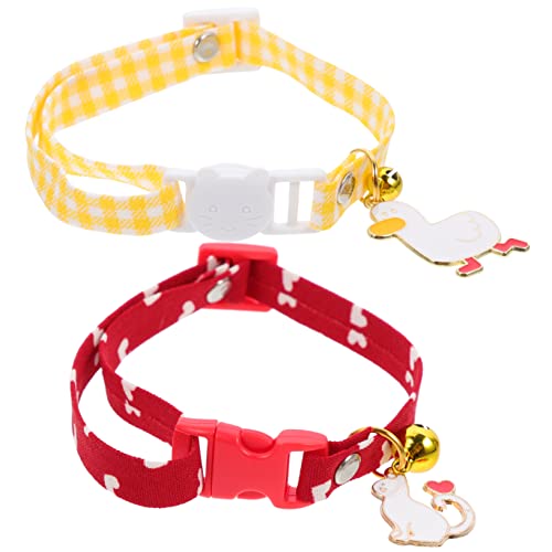 Toyvian 2 Stück Kragenanhänger Haustier für goldenes Katzenhalsband Name Süße Katze Anhänger von Katzenhälften Katze kleines Katzenhalsband süß Baumwolle Polyester Toyvian 2 Stück Kragenanhänger Haustier für goldenes Katzenhalsband Name Süße Katze Anhänger von Katzenhälften Katze kleines Katzenhalsband süß Baumwolle Polyester von Toyvian