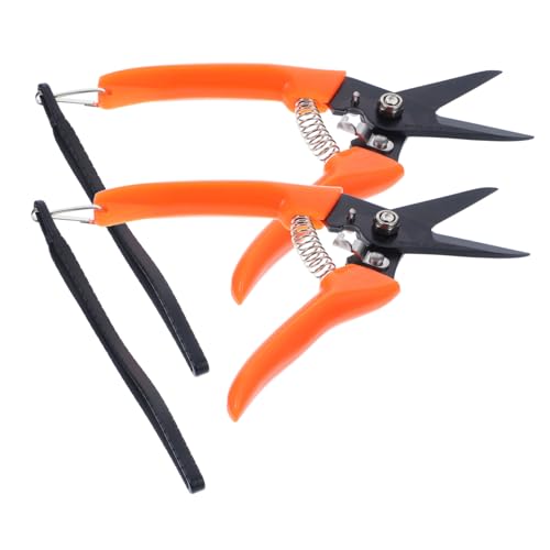 Toyvian 2 Stück Multifunktionale Hufschere Teiliges aus Karbonstahl Scharfe Klauenschneider mit Glatten Kanten Sicherer Trimmer für Ziegen Schafe und Landwirtschaftliche Nutzung Einfach von Toyvian