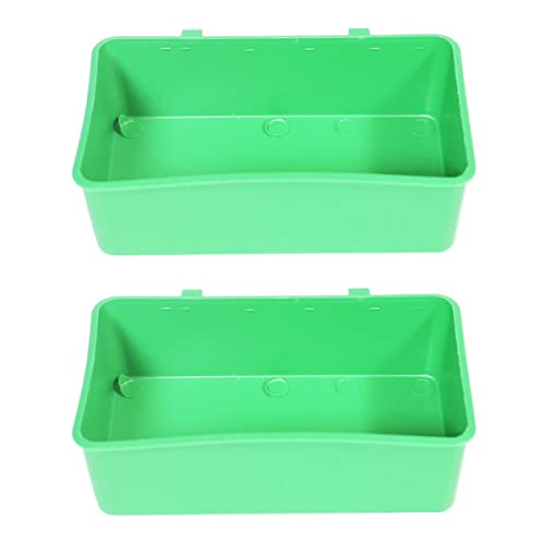Toyvian Papageien Badewanne 2 Stück Abnehmbar Transparent Vogel Dusche Haustier Zubehör Für Wellensittiche Und Kleine Vögel Praktisch Für Käfige Und Futterspender von Toyvian