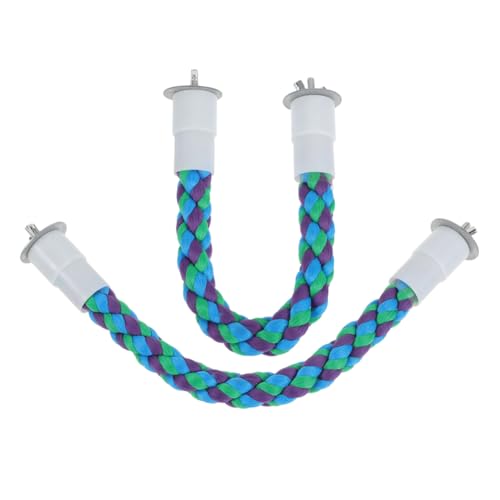 Toyvian 2 Stück Papageien Kletterseil Papageienschaukel Sittich Sitzstange Vogel Turnseil Hängendes Papageien Vogelkäfig Seil Vogelsitzstangen Für Käfig Vogel Kletterschaukel Toyvian 2 Stück Papageien Kletterseil Papageienschaukel Sittich Sitzstange Vogel Turnseil Hängendes Papageien Vogelkäfig Seil Vogelsitzstangen Für Käfig Vogel Kletterschaukel von Toyvian