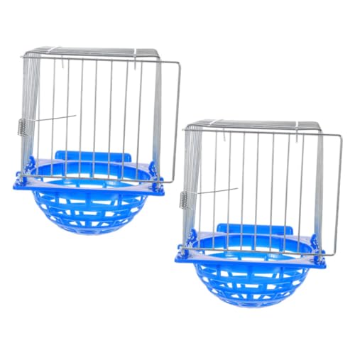 Toyvian 2 Stück Papageienkäfig Hängenest Papageiennest Vogelnestbehälter Sittich Nest Vogel Entspannendes Nestbecken Kanariennestpfanne Vogelbrutnest Blue Eisendraht Toyvian 2 Stück Papageienkäfig Hängenest Papageiennest Vogelnestbehälter Sittich Nest Vogel Entspannendes Nestbecken Kanariennestpfanne Vogelbrutnest Blue Eisendraht von Toyvian