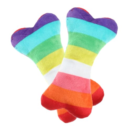 Toyvian 2 Stück Plüsch Hundespielzeug Widerstandsfähiges Kauspielzeug für Welpen Quietschend Zahnpflege für Aggressive Langlebig und Sicher Toyvian 2 Stück Plüsch Hundespielzeug Widerstandsfähiges Kauspielzeug für Welpen Quietschend Zahnpflege für Aggressive Langlebig und Sicher von Toyvian