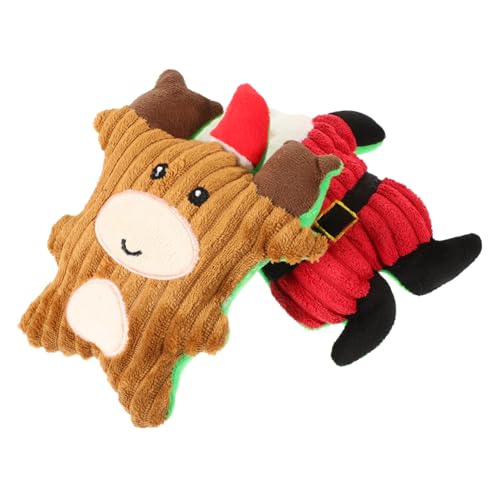 Toyvian 2 Stück Plüschspielzeug Mit Sprachausgabe Molaren Zahnungsspielzeug Für Hunde Quietscher Interaktives Hundespielzeug Hundekauspielzeug Quietschendes Interaktives von Toyvian