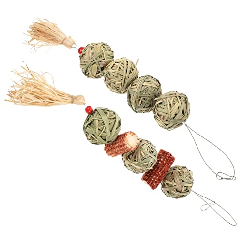 Toyvian 2 Stück Premium Kauspielzeuge für Kleintiere Naturbelassene Heu und Grasbälle für Hamster Meerschweinchen und Kaninchen Zahnpflege und Beschäftigungsspielzeug Toyvian 2 Stück Premium Kauspielzeuge für Kleintiere Naturbelassene Heu und Grasbälle für Hamster Meerschweinchen und Kaninchen Zahnpflege und Beschäftigungsspielzeug von Toyvian