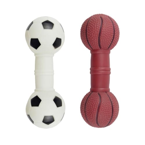 Toyvian 2 Stück Quietschendes Hantel Hundespielzeug Robust und Interaktives Kauspielzeug für Welpen zur Zahnpflege und Verhaltenskorrektur Zufälliger Stil Toyvian 2 Stück Quietschendes Hantel Hundespielzeug Robust und Interaktives Kauspielzeug für Welpen zur Zahnpflege und Verhaltenskorrektur Zufälliger Stil von Toyvian