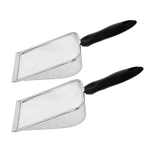 Toyvian 2 Stück Schaufel Für Katzenstreu Katzenstreuschaufel Mit Tasche Streuschaufel Für Kiefernpellets Abfallschaufel Mit Halter Metal Cat Scoop Rostfreier Stahl Black Toyvian 2 Stück Schaufel Für Katzenstreu Katzenstreuschaufel Mit Tasche Streuschaufel Für Kiefernpellets Abfallschaufel Mit Halter Metal Cat Scoop Rostfreier Stahl Black von Toyvian