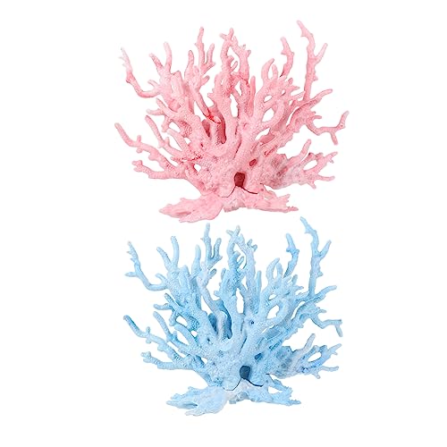 Toyvian 2 Stück Teiliges Aquarium Deko Kunststoff Korallenbaum Simulation Farbige Plastik Korallenpflanzen für Süßwasseraquarien Dekorative Fische Versteck und Stressreduzierende Toyvian 2 Stück Teiliges Aquarium Deko Kunststoff Korallenbaum Simulation Farbige Plastik Korallenpflanzen für Süßwasseraquarien Dekorative Fische Versteck und Stressreduzierende von Toyvian