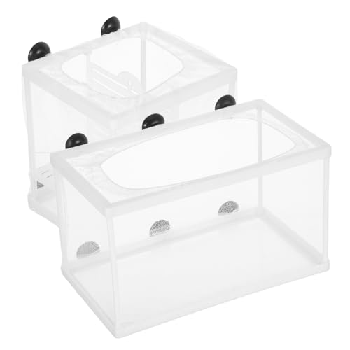 Toyvian 2stücke Aquarienzuchtbox Mit Trennwand Für Fische Durchsichtiges Brutkasten Für Garnelen Betta Clownfische Guppy Isolationsbox Für Aquarium Babyfisch-trennung Toyvian 2stücke Aquarienzuchtbox Mit Trennwand Für Fische Durchsichtiges Brutkasten Für Garnelen Betta Clownfische Guppy Isolationsbox Für Aquarium Babyfisch-trennung von Toyvian