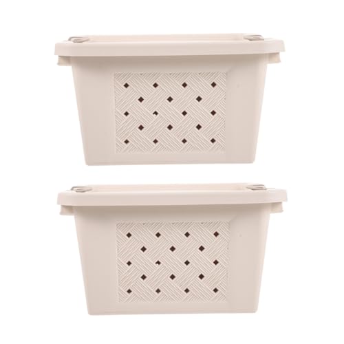Toyvian 2 Stück Teiliges Hamster Transportbox Atmungsaktive Kleintier Aufbewahrungsbox für Hamster und Andere Kleine Tiere Leicht Tragbar für Ausflüge und Reisen von Toyvian