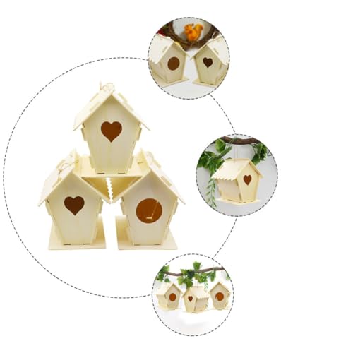 Toyvian 2 Stück Teiliges Holz Vogelhaus Deko Nistkasten mit Natürlichem Design Stabile Gartenornamente Geeignet Aufhängen im Außenbereich für Gartenvögel und Wohnraumgestaltung Toyvian 2 Stück Teiliges Holz Vogelhaus Deko Nistkasten mit Natürlichem Design Stabile Gartenornamente Geeignet Aufhängen im Außenbereich für Gartenvögel und Wohnraumgestaltung von Toyvian