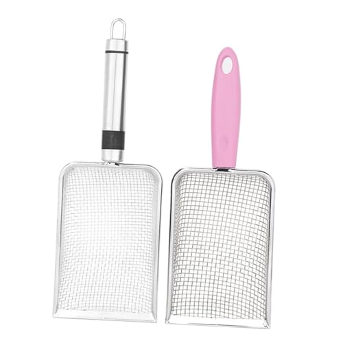 Toyvian 2 Stück Teiliges Katzenstreuschaufel aus Rostfreiem mit Ergonomischem Griff Langlebig Leicht zu Reinigen Handermüdung für Katzentoiletten und Schnelle Toyvian 2 Stück Teiliges Katzenstreuschaufel aus Rostfreiem mit Ergonomischem Griff Langlebig Leicht zu Reinigen Handermüdung für Katzentoiletten und Schnelle von Toyvian