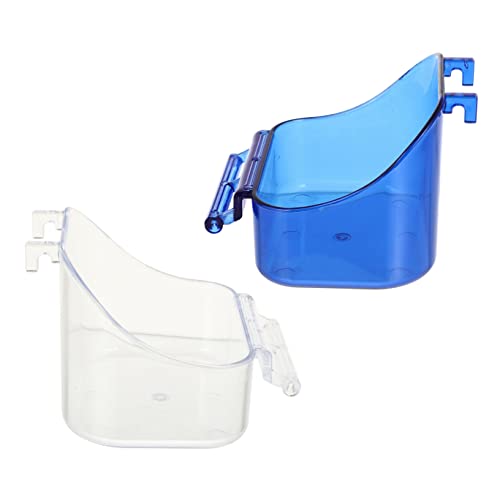 Toyvian 2 Stück Vogelbadewanne Futterspender für Kleine Vögel Transparente Badewanne und Futterbox für Wellensittiche und Hamster Käfigzubehör zur Stressreduktion und Fellpflege Toyvian 2 Stück Vogelbadewanne Futterspender für Kleine Vögel Transparente Badewanne und Futterbox für Wellensittiche und Hamster Käfigzubehör zur Stressreduktion und Fellpflege von Toyvian
