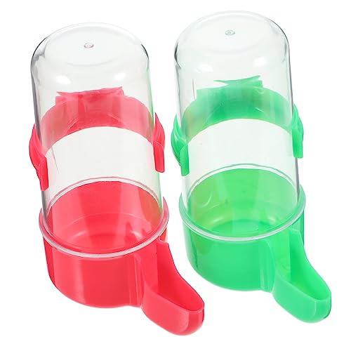 Toyvian 2 Stück Vogeltrinkwasserfuttermittel Haustier Hirsespray für hängend Papageien Vogeltränke Futter- und Tränkzubehör für Vögel Taubenwasserfuttermittel Vogelfütterer Plastik Toyvian 2 Stück Vogeltrinkwasserfuttermittel Haustier Hirsespray für hängend Papageien Vogeltränke Futter- und Tränkzubehör für Vögel Taubenwasserfuttermittel Vogelfütterer Plastik von Toyvian