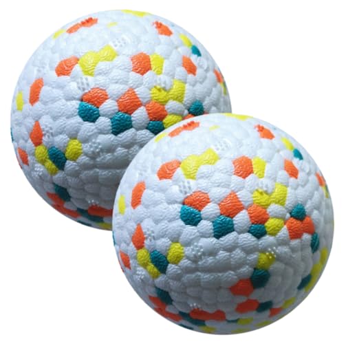 Toyvian 2 Stück Zahnschleife Haustier Spielzeugball Kauspielzeug für Hunde Welpe Hundespielzeugbälle Hündchenspielzeug Form Kauspielzeug für Haustiere Stimulierende Hundespielzeug e-TPU von Toyvian