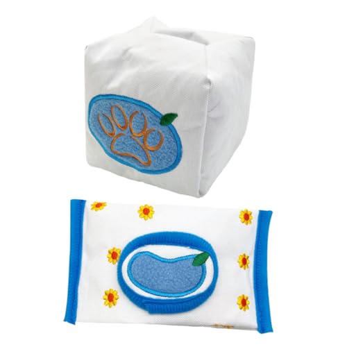 Toyvian 2 Stück Ziehen Sie Papierspielzeug Welpenspielzeug für groß Nahrungssuche zur Bereicherung von Welpen interaktives Kauspielzeug Haustierbissspielzeug Oxford-Stoff Weiß Toyvian 2 Stück Ziehen Sie Papierspielzeug Welpenspielzeug für groß Nahrungssuche zur Bereicherung von Welpen interaktives Kauspielzeug Haustierbissspielzeug Oxford-Stoff Weiß von Toyvian