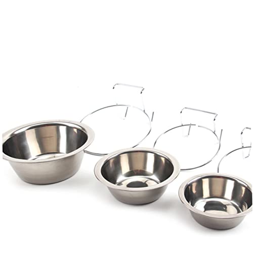 Toyvian 2 Stück hängender Futternapf klein erhöhte Hundenäpfe hängende Hundenäpfe für Zwinger Trinken groß hängende Futternäpfe Hängende Lebensmittelschale Hundenapf Silver Toyvian 2 Stück hängender Futternapf klein erhöhte Hundenäpfe hängende Hundenäpfe für Zwinger Trinken groß hängende Futternäpfe Hängende Lebensmittelschale Hundenapf Silver von Toyvian