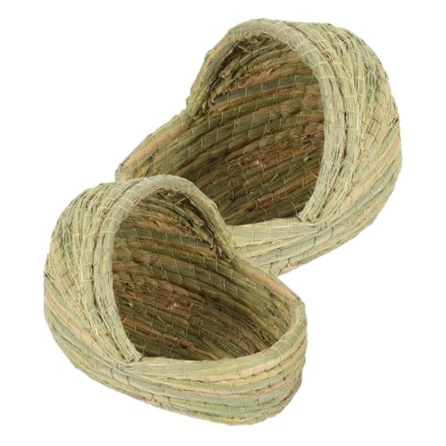Toyvian 2 Stücke Hühner Legenest aus Stroh Woven Nest für Kleine Haustiere für Hühner Kaninchen Meerschweinchen und Kleintiere Warm und Gemütlich für Brut und Eiablage Toyvian 2 Stücke Hühner Legenest aus Stroh Woven Nest für Kleine Haustiere für Hühner Kaninchen Meerschweinchen und Kleintiere Warm und Gemütlich für Brut und Eiablage von Toyvian