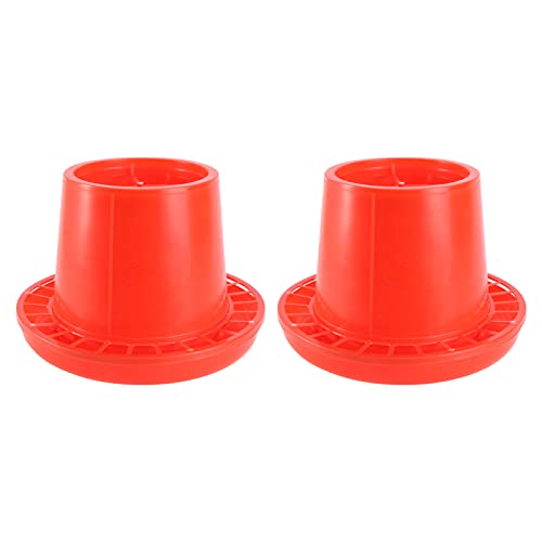 Toyvian 2 Stücke fütterungseimer für küken Züchter Pellets Huhn Geflügel füttern Hühnerfutter Henne behälter Kükenfuttereimer aus Kunststoff praktischer Futtereimer Plastik Orange Toyvian 2 Stücke fütterungseimer für küken Züchter Pellets Huhn Geflügel füttern Hühnerfutter Henne behälter Kükenfuttereimer aus Kunststoff praktischer Futtereimer Plastik Orange von Toyvian