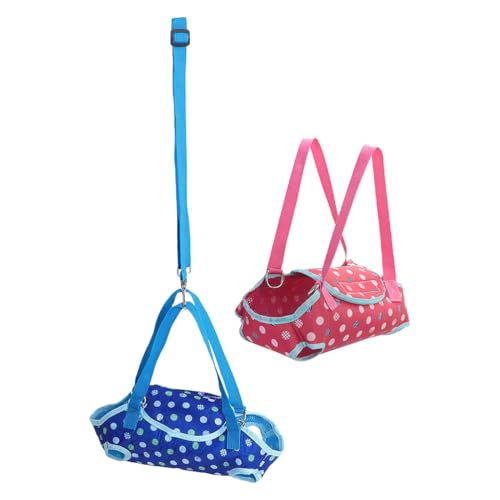 Toyvian 2-teilige Haustier-Umhängetasche für kleine Hunde und Katzen – tragbare Tragetasche mit verstellbarem Riemen, Umhängetasche, Hundetasche für Outdoor-Aktivitäten Toyvian 2-teilige Haustier-Umhängetasche für kleine Hunde und Katzen – tragbare Tragetasche mit verstellbarem Riemen, Umhängetasche, Hundetasche für Outdoor-Aktivitäten von Toyvian