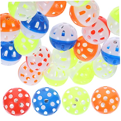 Toyvian 20 Stück Papageien Glockenbälle Kauspielzeug für Vögel Hohle Bälle zur Krallenpflege Interaktives für Papageien und Wellensittiche Zufällige Farben Zufällige Farbe Toyvian 20 Stück Papageien Glockenbälle Kauspielzeug für Vögel Hohle Bälle zur Krallenpflege Interaktives für Papageien und Wellensittiche Zufällige Farben Zufällige Farbe von Toyvian