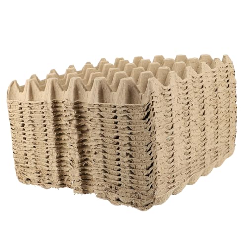 Toyvian 20 Stück Teiliges Pulp Growing Tray Zucht tablett für Insektenlarven und Reptilien Robustes Mehrzellen zuchtset Platzsparend Zuschneidbar Geeignet für Heimzucht Zufällige Farbe von Toyvian