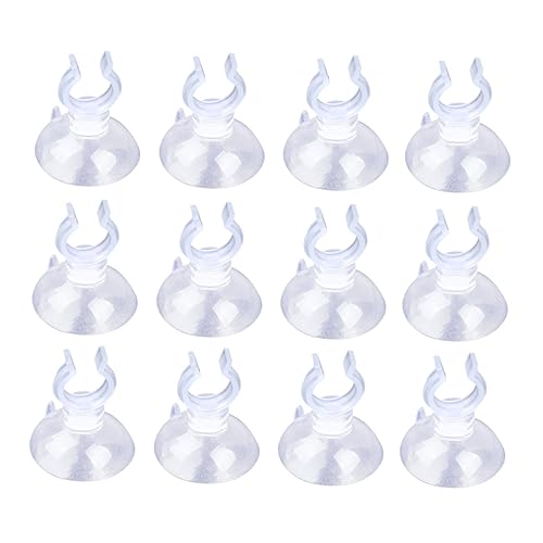 Toyvian 20 Stück Teiliges Saugnapf Klammern Elastische Schlauchhalter für Aquarium Kompakter Befestigungsclip Einfach zu Montieren und Platzsparend Geeignet für Fischbecken und von Toyvian